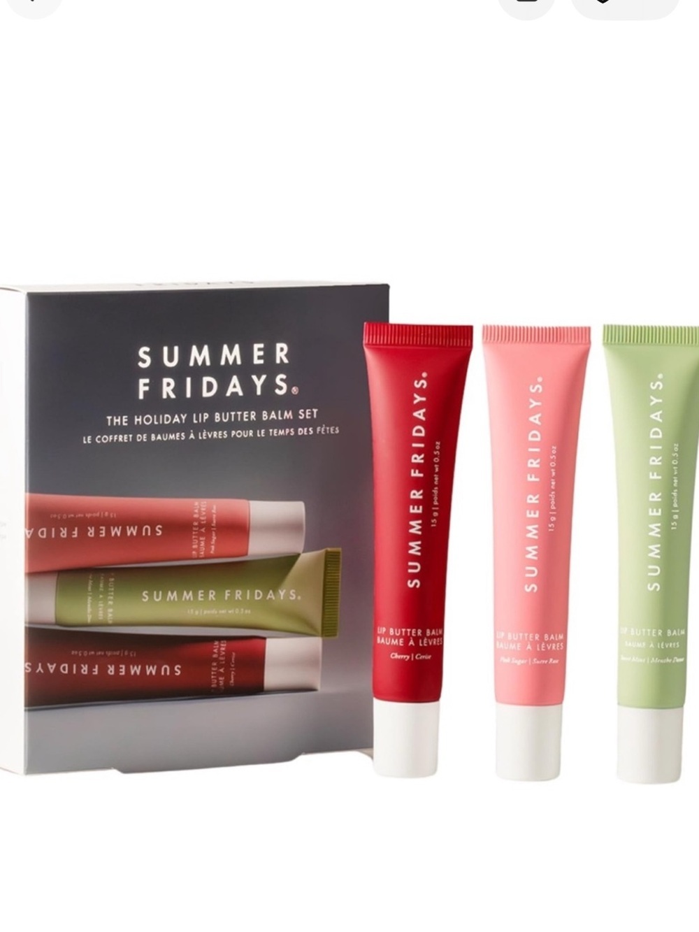 Summer Fridays The Holiday Lip Butter Balm Set
